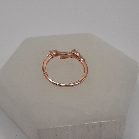 R1007 Sterling Silver Vine Ring - Charmed Aroma - Picture 5 of 7